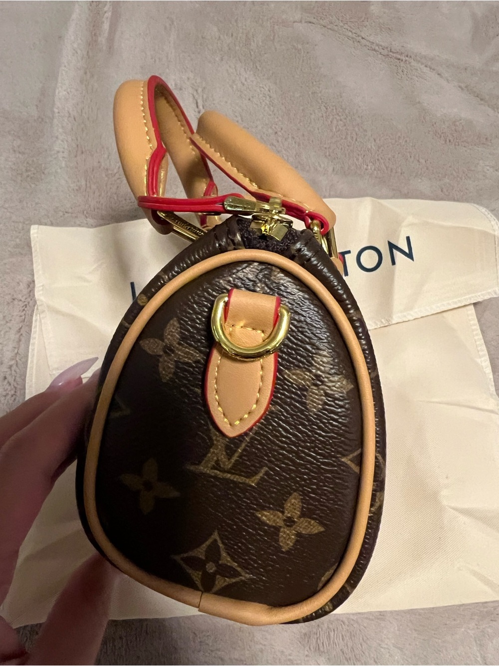 Inspired mini speedy Monogram bag - Picture 6 of 7